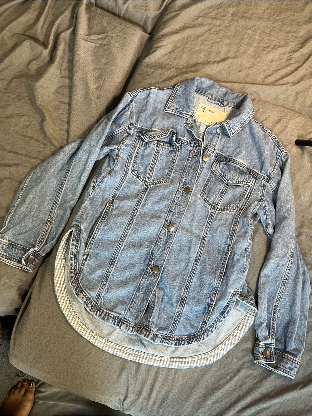 Pilcro Light Wash Denim Trucker Jacket/Shirt